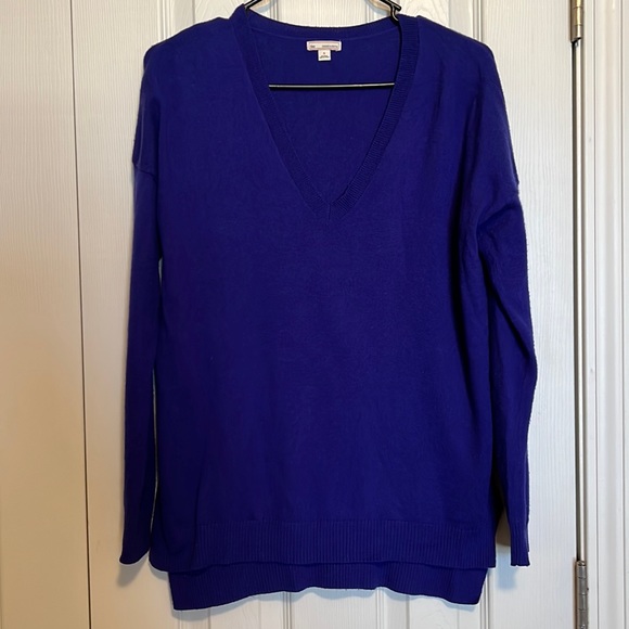 Gap V-neck Blue Sweater - Picture 1 of 7